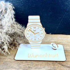 Geldscheinhalter Armbanduhr, Smartwatch, Geldgeschenk, Geburtstag, Geschenk, Wunschtext, Personalisierbar
