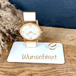 Geldscheinhalter Armbanduhr, Smartwatch, Geldgeschenk, Geburtstag, Geschenk, Wunschtext, Personalisierbar