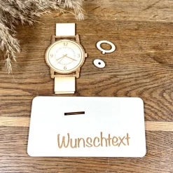 Geldscheinhalter Armbanduhr, Smartwatch, Geldgeschenk, Geburtstag, Geschenk, Wunschtext, Personalisierbar