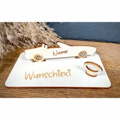 Geldscheinhalter Cabrio, Auto, Geburtstag, Führerschein, Geschenk, Wunschtext, Personalisierbar
