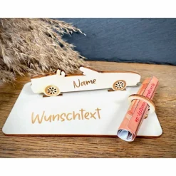 Geldscheinhalter Cabrio, Auto, Geburtstag, Führerschein, Geschenk, Wunschtext, Personalisierbar