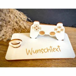 Geldscheinhalter Controller, Konsole, Spielekonsole, Gamecontroller, Geldgeschenk, Geburtstag, Geschenk, Wunschtext, Per