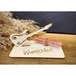 Geldscheinhalter E-Gitarre, Musik, Geldgeschenk, Geburtstag, Geschenk, Wunschtext, Personalisierbar