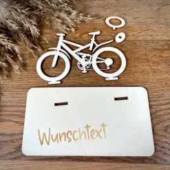 Geldscheinhalter Fahrrad, Geldgeschenk, Geburtstag, Rad, Geschenk, Wunschtext, Personalisierbar