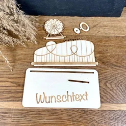 Geldscheinhalter Freizeitpark, Erlebnispark, Geldgeschenk, Geschenk, Wunschtext, Personalisierbar