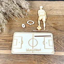 Geldscheinhalter Fußballspieler, Geldgeschenk, Geburtstag, Wunschtext, Personalisierbar