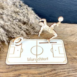 Geldscheinhalter Fußballspieler, Geldgeschenk, Geburtstag, Wunschtext, Personalisierbar