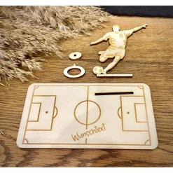 Geldscheinhalter Fußballspieler, Geldgeschenk, Geburtstag, Wunschtext, Personalisierbar