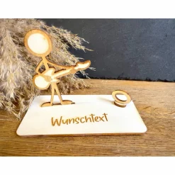 Geldscheinhalter Gitarre, Instrument, Musik, Strichmännchen, Stick Figure, Geldgeschenk, Geburtstag, Geschenk, Wunschtex