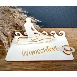 Geldscheinhalter Jet Ski, Jetski, Wasser, Geldgeschenk, Geburtstag, Geschenk, Wunschtext, Personalisierbar