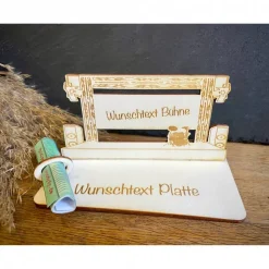 Geldscheinhalter Konzert, Theater, Musical, Musik, Geldgeschenk, Geburtstag, Geschenk, Wunschtext, Personalisierbar