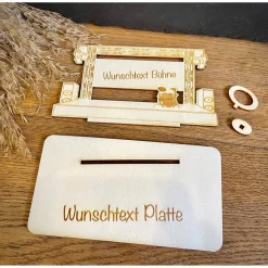 Geldscheinhalter Konzert, Theater, Musical, Musik, Geldgeschenk, Geburtstag, Geschenk, Wunschtext, Personalisierbar