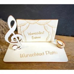 Geldscheinhalter Konzert, Theater, Musical, Musik, Geldgeschenk, Geburtstag, Geschenk, Wunschtext, Personalisierbar