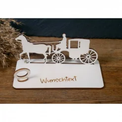 Geldscheinhalter Kutsche, Pferd, Geldgeschenk, Geburtstag, Reiten, Geschenk, Wunschtext, Personalisierbar