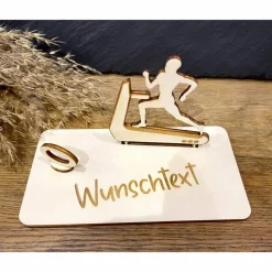 Geldscheinhalter Laufband, Joggen, Laufen, Geldgeschenk, Geburtstag, Geschenk, Wunschtext, Personalisiert