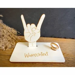 Geldscheinhalter Metal, Konzert, Metalhand, Musik, Geldgeschenk, Geburtstag, Geschenk, Wunschtext, Personalisierbar