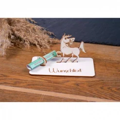 Geldscheinhalter Pferd, Geldgeschenk, Geburtstag, Reiten, Geschenk, Wunschtext, Personalisierbar