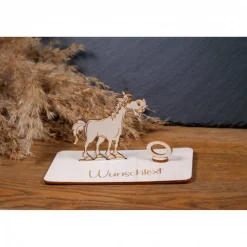 Geldscheinhalter Pferd, Geldgeschenk, Geburtstag, Reiten, Geschenk, Wunschtext, Personalisierbar