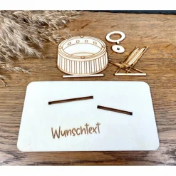 Geldscheinhalter Pool, Whirlpool, Wellness, Erholung, Entspannung, Geldgeschenk, Geburtstag, Geschenk, Wunschtext, Perso