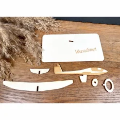 Geldscheinhalter Segelflieger, Flugzeug, Geldgeschenk, Geburtstag, Geschenk, Wunschtext, Personalisierbar