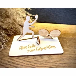 Geldscheinhalter Tischtennis, Geldgeschenk, Geburtstag, Tischtennisspieler, Tischtennisschläger, Geschenk, Wunschtext, P