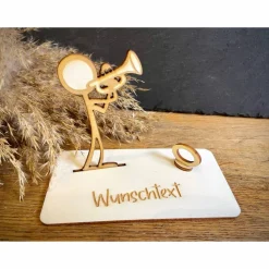 Geldscheinhalter Trompete, Instrument, Musik, Strichmännchen, Stick Figure, Geldgeschenk, Geburtstag, Geschenk, Wunschte