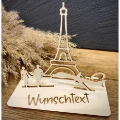 Geldscheinhalter Urlaub, Paris, Eiffelturm, Frankreich, Weltreise, Fliegen, Geldgeschenk, Geburtstag, Geschenk, Wunschte