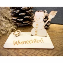 Geldscheinhalter Winter, Schneemann, Schnee, Einkaufen, Geldgeschenk, Geburtstag, Geschenk, Wunschtext, Personalisierbar