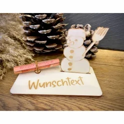 Geldscheinhalter Winter, Schneemann, Schnee, Einkaufen, Geldgeschenk, Geburtstag, Geschenk, Wunschtext, Personalisierbar