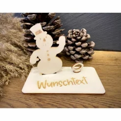 Geldscheinhalter Winter, Schneemann, Schnee, Einkaufen, Geldgeschenk, Geburtstag, Geschenk, Wunschtext, Personalisierbar