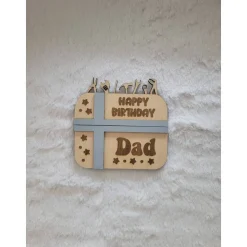 Geldscheinverpackung ,Gutscheinverpackung aus Holz, Geburtagsgeschenk,Personalisiert,Verpackung