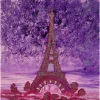Gemälde PARIS PARIS Acrylbild abstrakte Acrylmalerei Kunst direkt v. Künstler Malerei Acrylbild auf Keilrahmen