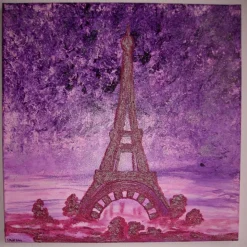 Gemälde PARIS PARIS Acrylbild abstrakte Acrylmalerei Kunst direkt v. Künstler Malerei Acrylbild auf Keilrahmen