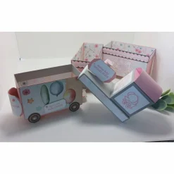 Geschenk Baby Girl Geburt Verpackung Zug Baby Bayparty Geschenkbox Geschenkschachtel