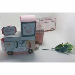 Geschenk Baby Girl Geburt Verpackung Zug Baby Bayparty Geschenkbox Geschenkschachtel