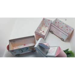 Geschenk Baby Girl Geburt Verpackung Zug Baby Bayparty Geschenkbox Geschenkschachtel