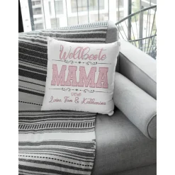 Geschenk beste Mama- Kissen mit Namen- Muttertagsgeschenke- Mama Geschenke