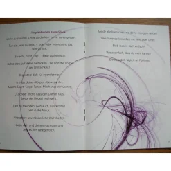 Geschenk Booklet , Büchlein, Taschenbuch mit Geschenkkarte -  Glücklich, Inspirationen für den Augenblick