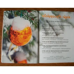 Geschenk Booklet , Büchlein, Taschenbuch mit Geschenkkarte -   "Endlich wieder Weihnachten"