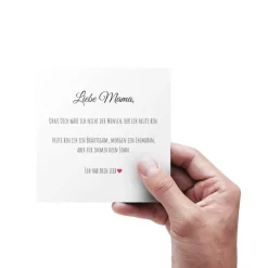 Geschenk Brautmutter – Armband Herz aus Edelstahl, personalisiertes Dankeschön für Brautmama