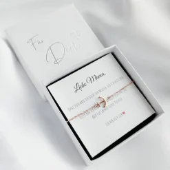 Geschenk Brautmutter – Edles Anker Armband aus Edelstahl – Brautmama Schmuck zur Hochzeit
