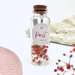 Geschenk Erzieherin Weihnachten mit Trockenblumen