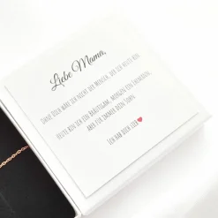 Geschenk für die Bräutigam Mutter – Herz Armband aus Edelstahl, Geschenkidee Hochzeit