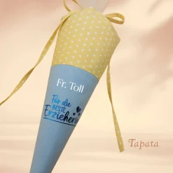 Geschenk für Erzieher / Erzieherinnen - Kleine Schultüte personalisierbar