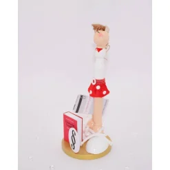 Geschenk für Juristin oder Jurist – Handgefertigte Geldgeschenk-Figur aus Holz für Geburtstag und Staatsexamen