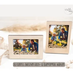 Geschenk für Patenonkel I Bilderrahmen für Pate l Weihnachtsgeschenk l Geschenkidee für Patenonkel