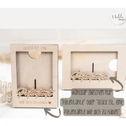 Geschenk für Patentante I Bilderrahmen für Patentante l Weihnachtsgeschenk l Geschenkidee für Patentante