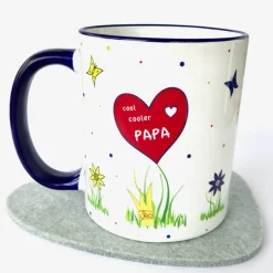 Geschenk für Vater, Tasse Glück ist einen Papa wie Dich zu haben
