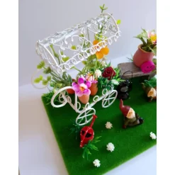 Geschenk Garten Deko – Einzigartige Szene für Blumenliebhaber vom SaBienchenshop