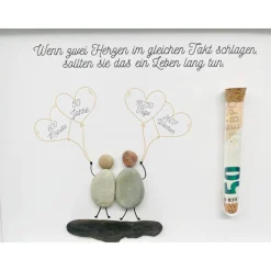 Geschenk Goldene Hochzeit, Geldgeschenk Goldene Hochzeit, Wunscherfüller Geschenk Goldene Hochzeit